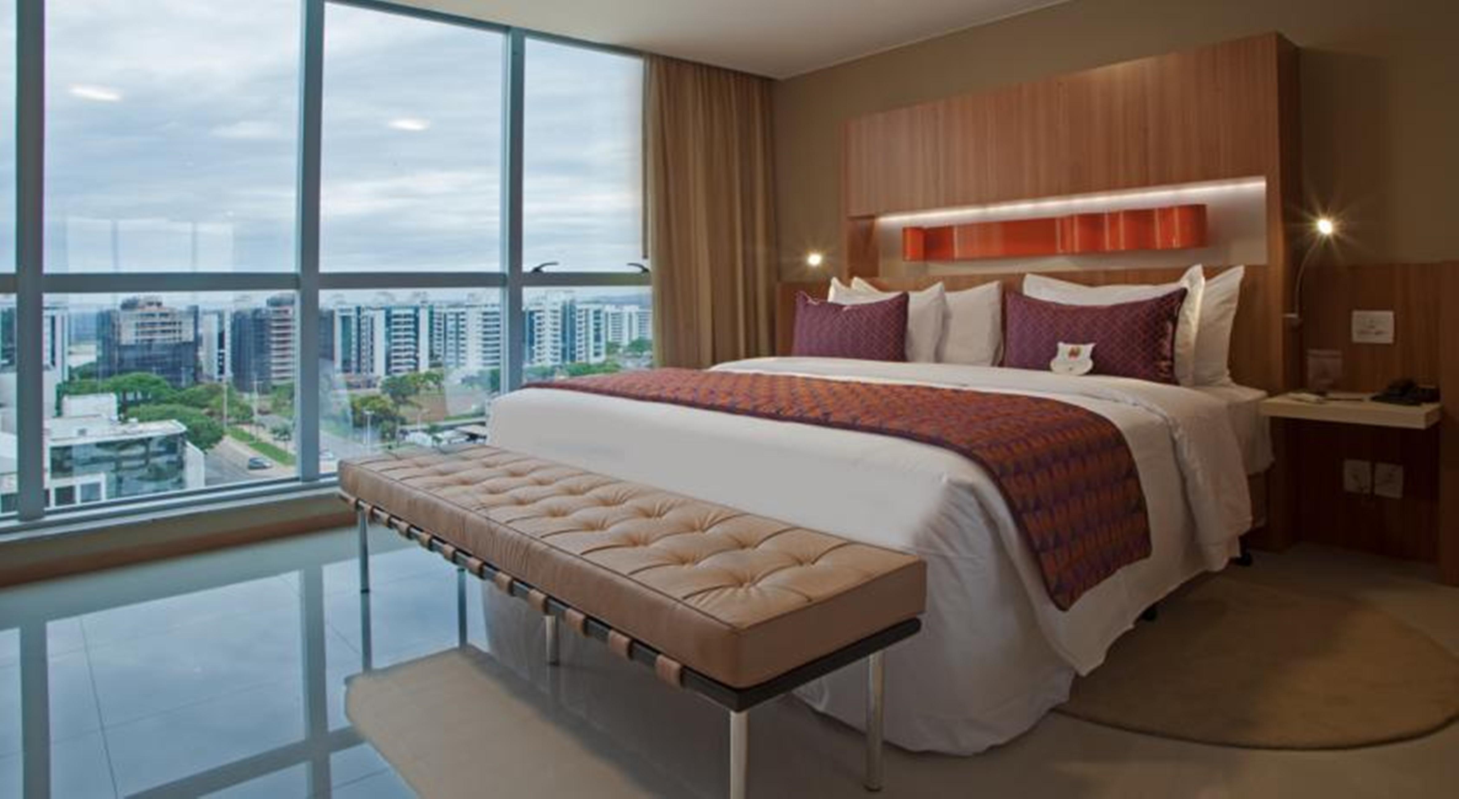 Jade Hotel Brasilia Candangolandia Exterior foto A bedroom at the JW Marriott Hotel Bogotá