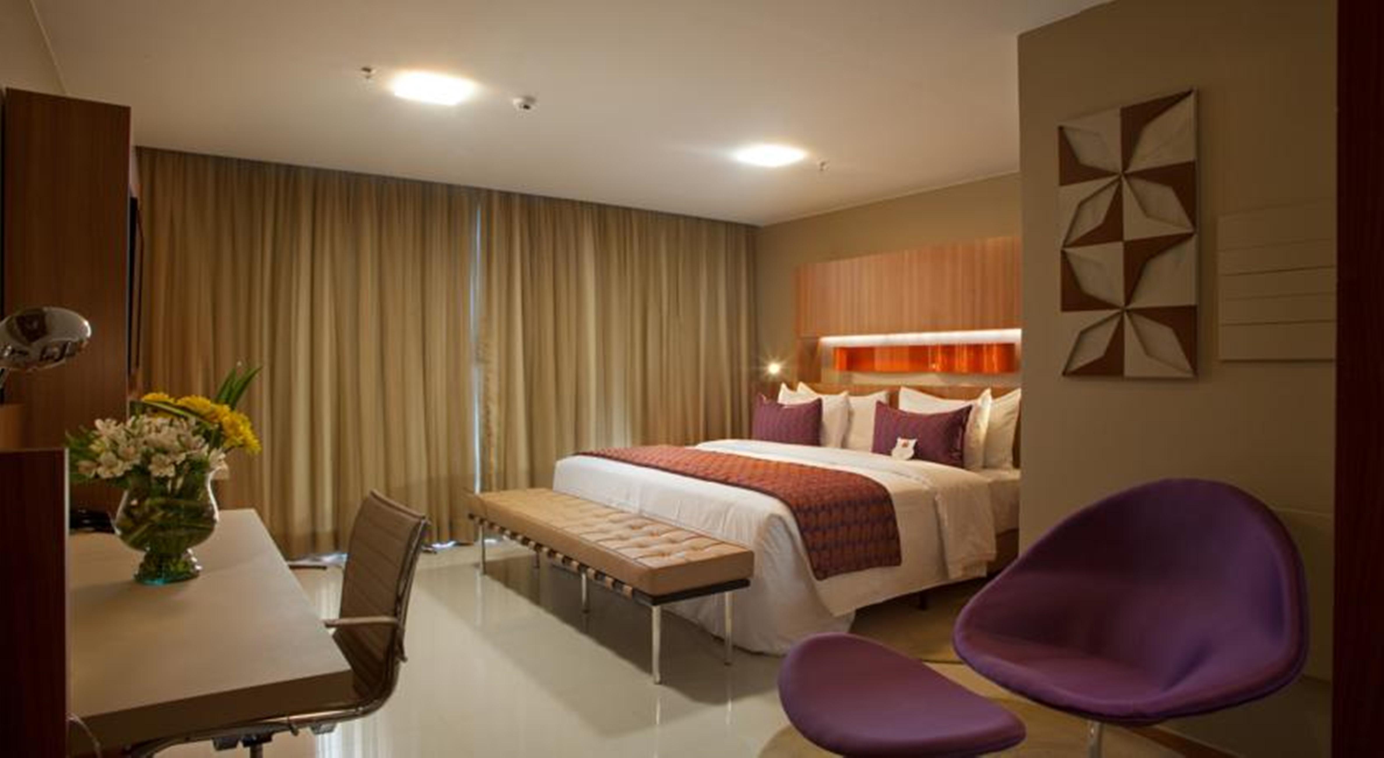 Jade Hotel Brasilia Candangolandia Exterior foto A bedroom at the hotel