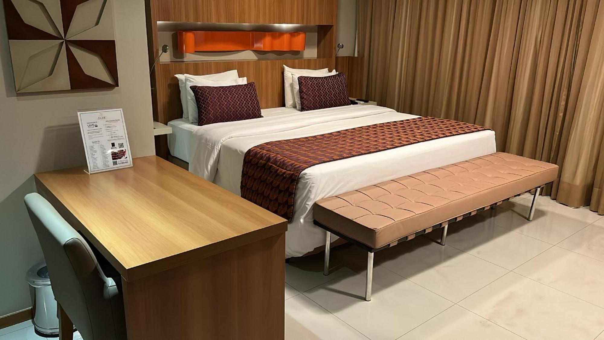 Jade Hotel Brasilia Candangolandia Exterior foto A bedroom at the hotel